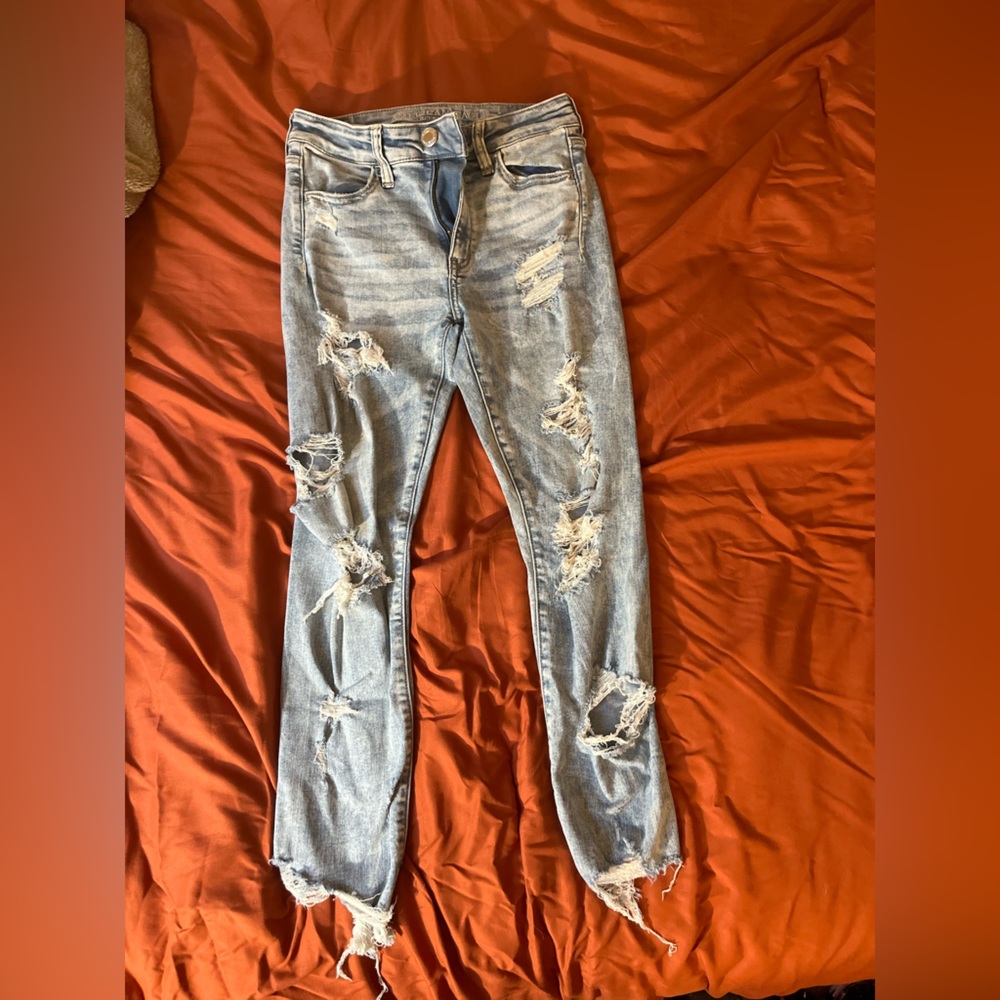 American Eagle Distressed Skinny Jeans